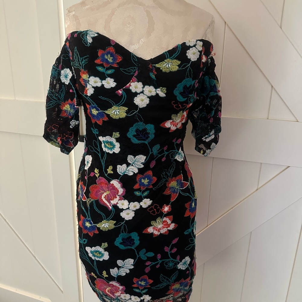 Bodycon Floral Dress